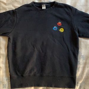 Uniqlo x KAWS Sesame Street sweatshirt for kids
